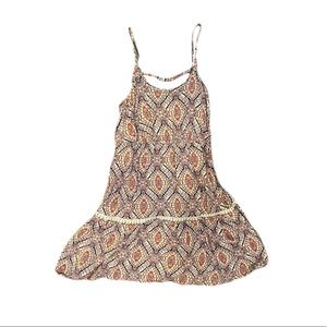 East Indian Pattern Summer Dress Size S/P